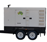 Generator on a trailer