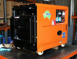 Brand New Portable Diesel Generator 6kVA 240V Single Phase Model: GWA55DS back view
