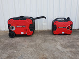 Brand New Portable Petrol Inverter Generator 4kVA Silent 240V - Pure Sine Wave Model: GWA40iS handle