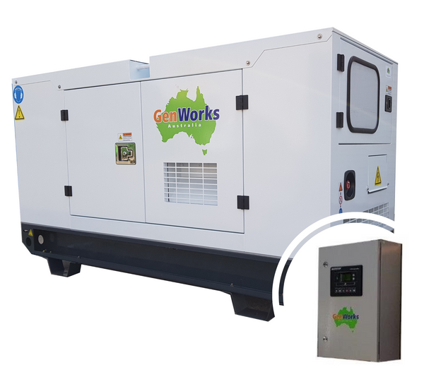 Brand New 13kVA Diesel Generator with ATS Panel