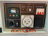 Brand New Portable Diesel Generator 6.5kVA 240V Single Phase (8kVA) Model: GWA65DS-AS control panel