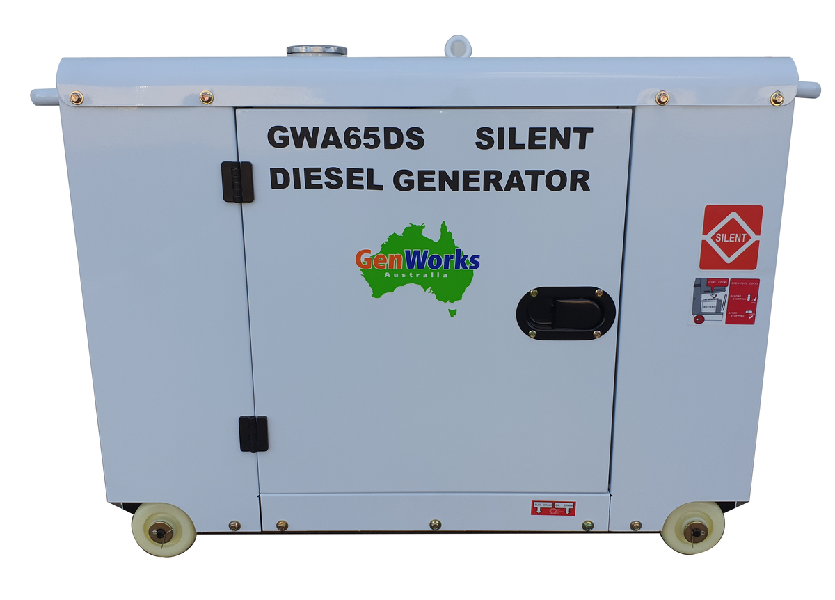 Portable 6.5kVA Diesel Generator 240V | Genworks Australia