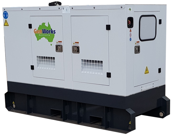 Brand New ISUZU Powered 25kVA Diesel Generator 415V & 240V Three Phase Model: GWA27CY-IS